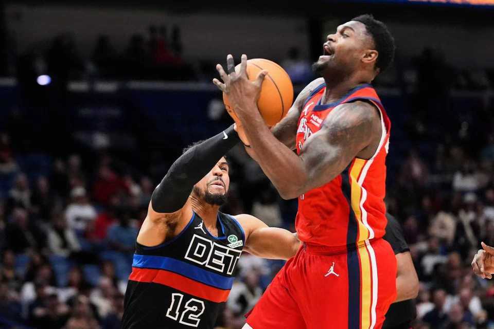 开云娱乐-坎宁安生病锡安退赛！活塞险胜鹈鹕巩固东部第一 杜伦20+15