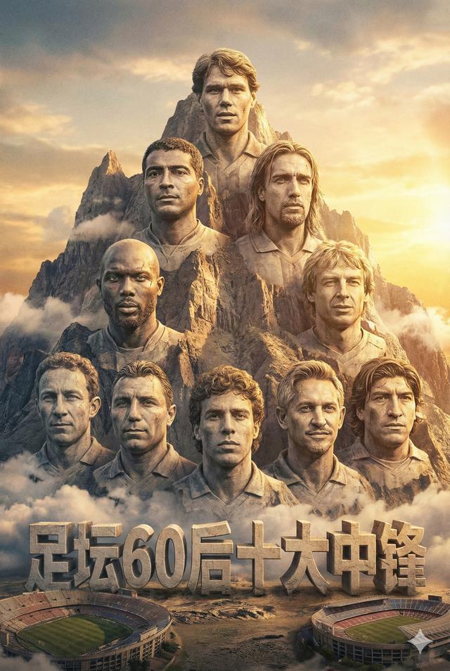 开云APP-足坛“60”后十大中锋，怎么排？